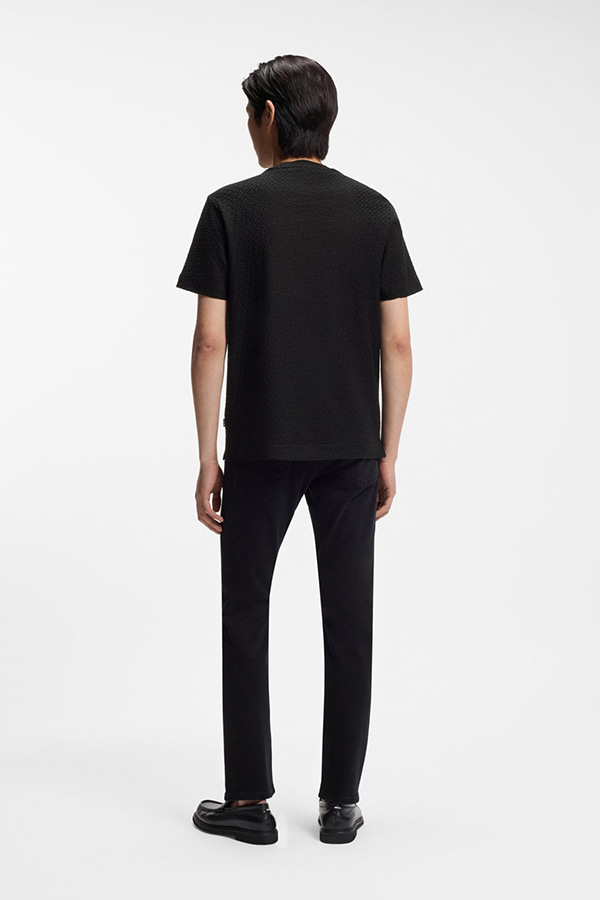 ΜΠΛΟΥΖΑ T-SHIRT BOSS - 001 ΜΑΥΡΟ